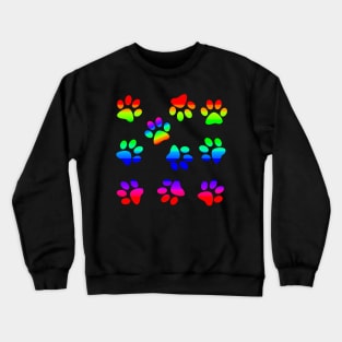 Cute Little Paws - Pattern Design 5 Crewneck Sweatshirt